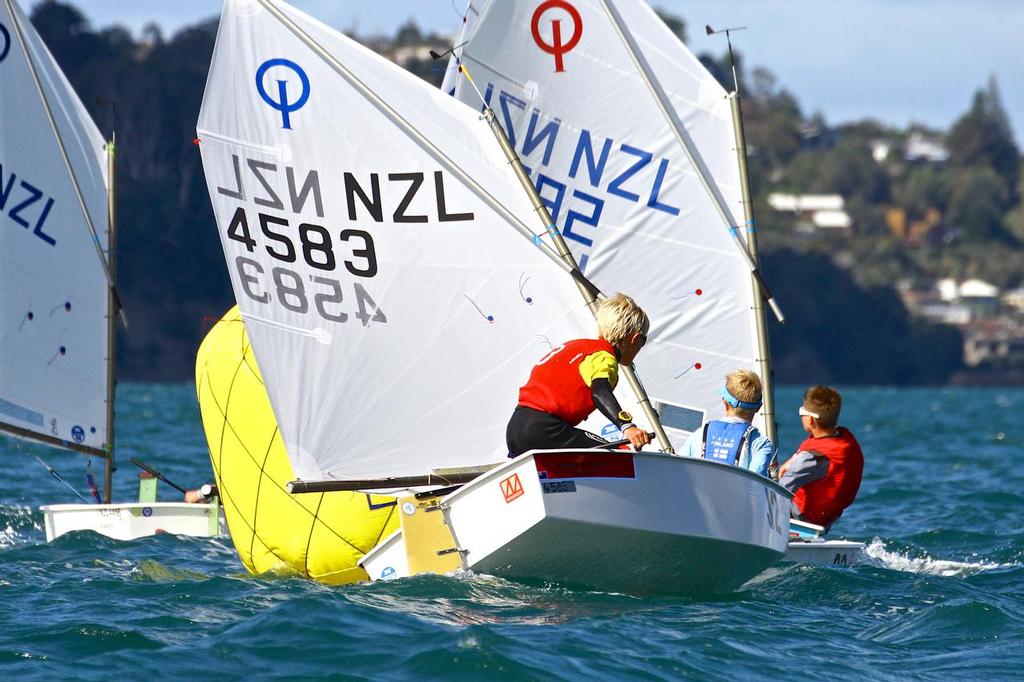 Optimist-Collinson 025 (1) - - 2014 Toyota Optimist Nationals, Manly © Richard Gladwell www.photosport.co.nz